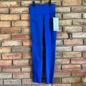 lululemon Fast and Free High-Rise Tight 25" Length in Symphony Blue